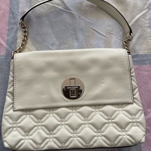 Kate spade white shoulder bag.